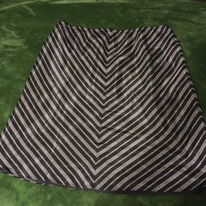 new york and company striped skirt